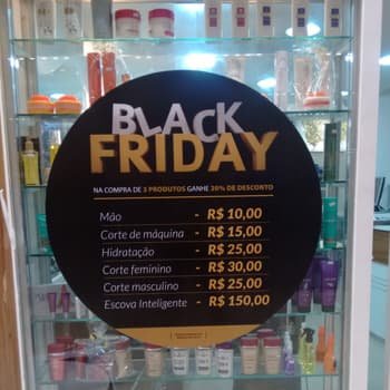 Adesivo de Vitrine para Loja BlackFriday