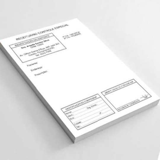 Receita Branca de Controle Especial